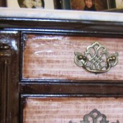 faux painted writing desk