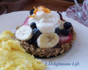 Fruit and Granola Tart