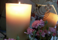 candle roses