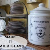 Make It Milk Glass