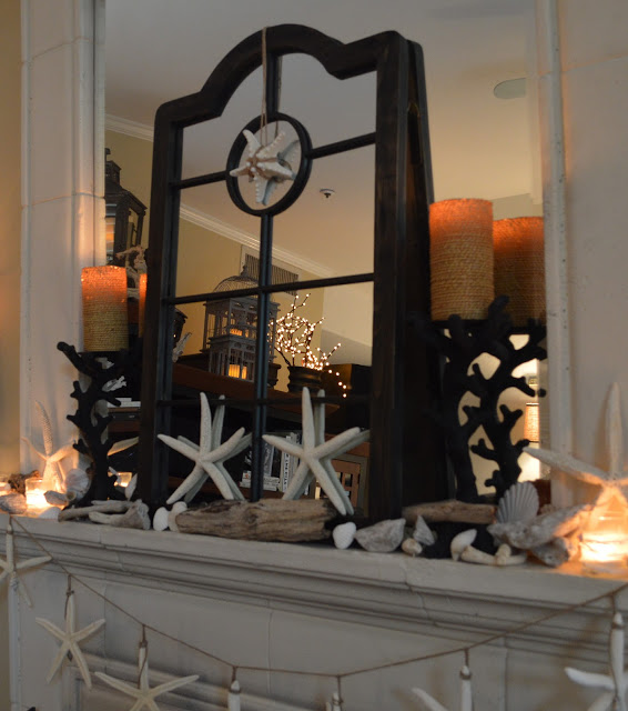 Heather demonstrates that you don't need to live near the ocean or water to beautifully decorate in a coastal theme - at Friendship Life and Style - a blog co-hosted with her friends Ann and Sheila